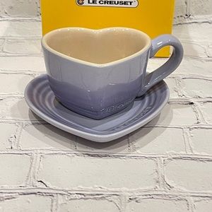 Le Creuset Heart Mug with Tray